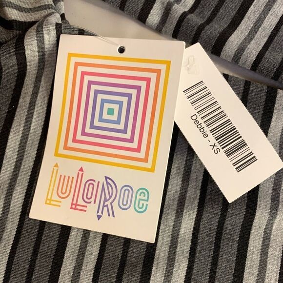 $5 item/ NWT LULAROE Long sleeve striped dress - Picture 5 of 10